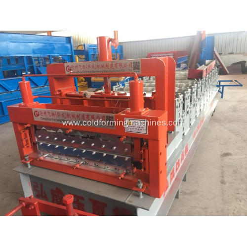 Steel Roof Panel Glazed Tile Forming Machine